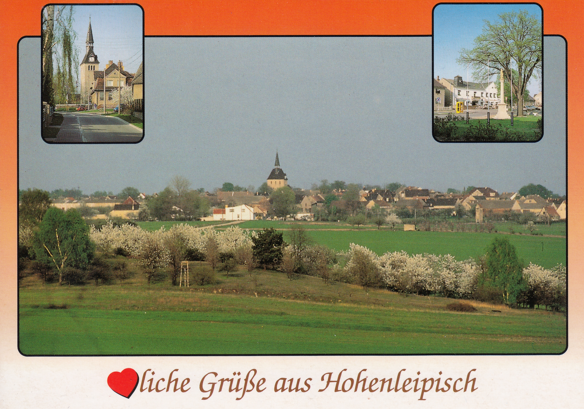 Panoramaansicht Hohenleipisch von 1987